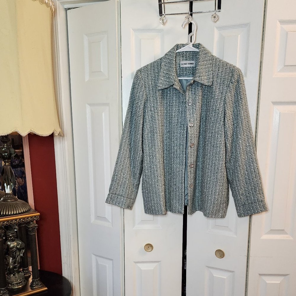Alfred Dunner woven blazer jacket multicolor size 16/18